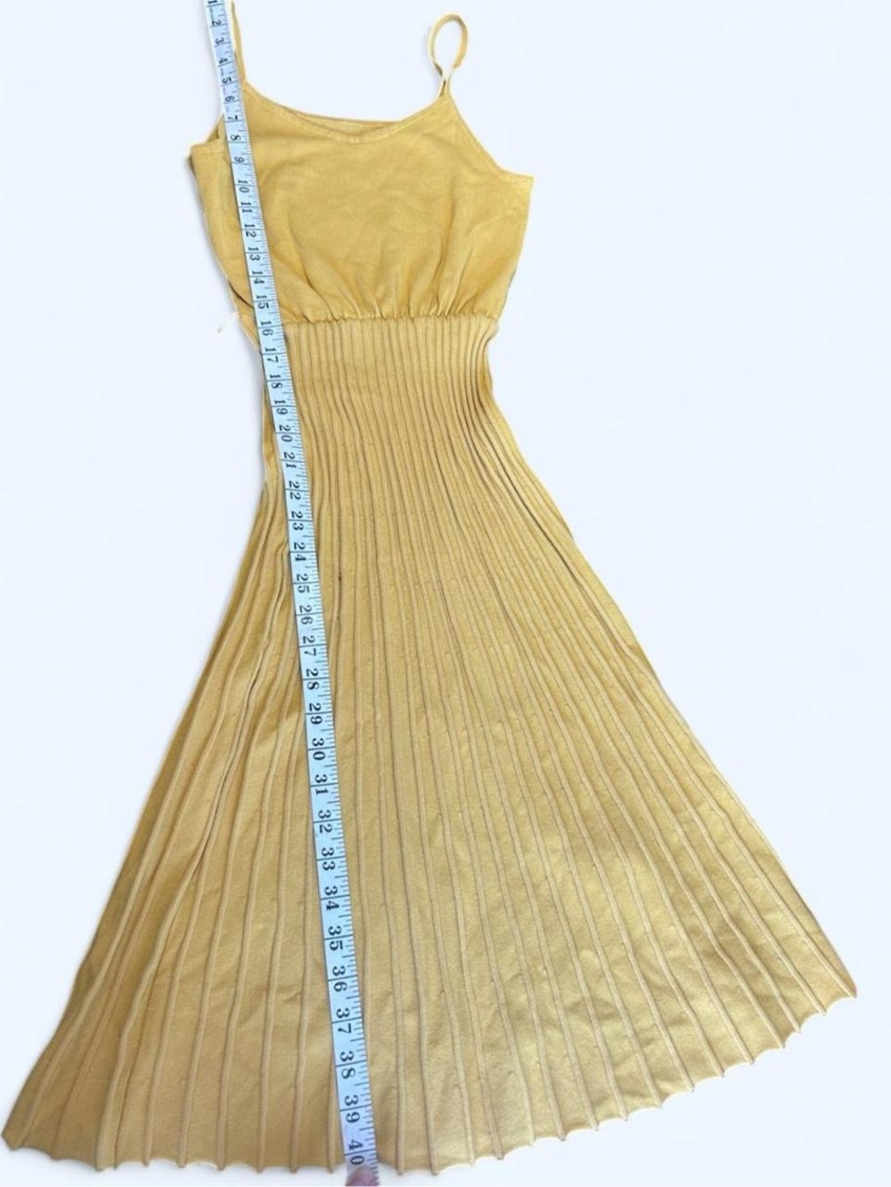 Yellow Butter Knit Dress Bright Summer Tank